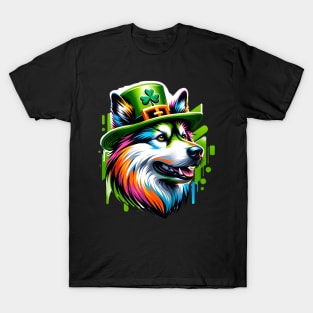 Norwegian Elkhound Celebrates Saint Patrick's Day T-Shirt